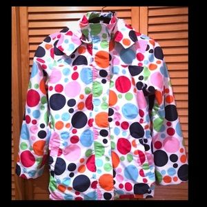 Name it Girls CUTE Polka Dot Raincoat Hoodie 10 12